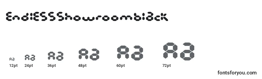EndlessshowroomBlack Font Sizes