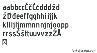 AdventproBold font – croatian Fonts