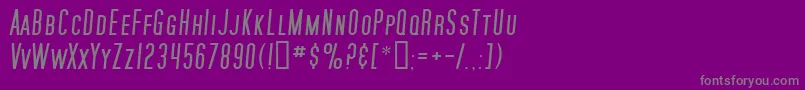 Más sobre la fuente SfMoviePosterItalic fuente SfMoviePosterItalic – Fuentes Grises Sobre Fondo Morado