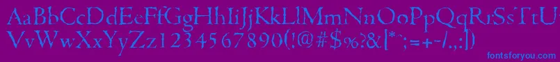 More about CambridgerandomLightRegular Font CambridgerandomLightRegular Font – Blue Fonts on Purple Background