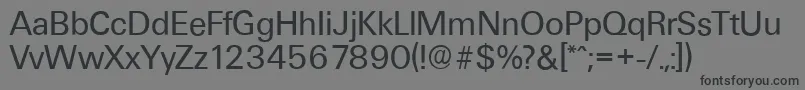 UltimateserialRegular Font – Black Fonts on Gray Background