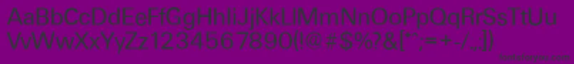 UltimateserialRegular Font – Black Fonts on Purple Background