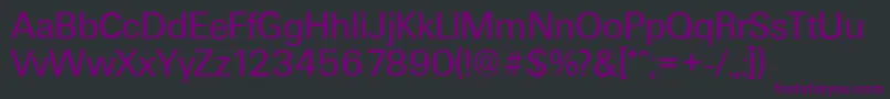 UltimateserialRegular Font – Purple Fonts on Black Background