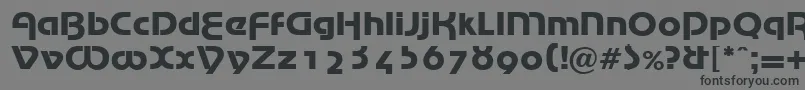 MarinaRegularDb Font – Black Fonts on Gray Background