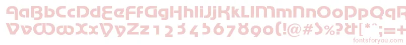 Шрифт MarinaRegularDb – розовые шрифты