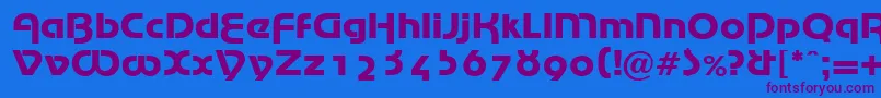 MarinaRegularDb-fontti – violetit fontit sinisellä taustalla