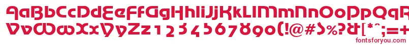 Шрифт MarinaRegularDb – красные шрифты