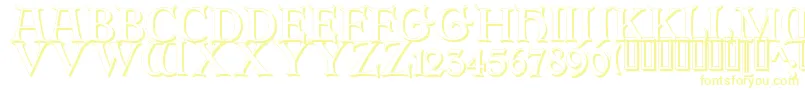 ErbarinitialenShadow Font – Yellow Fonts