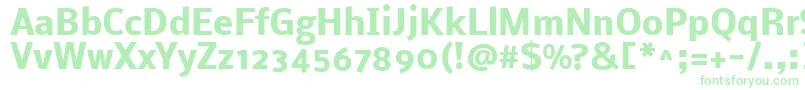 NobileBold Font – Green Fonts