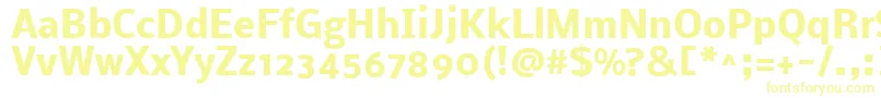 NobileBold Font – Yellow Fonts