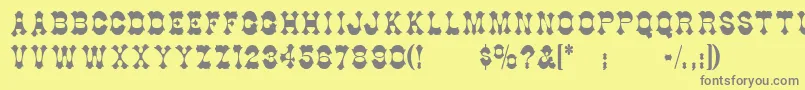 Weitere Informationen zur Italienne-Schriftart Italienne-Schriftart – Graue Schriften auf gelbem Hintergrund