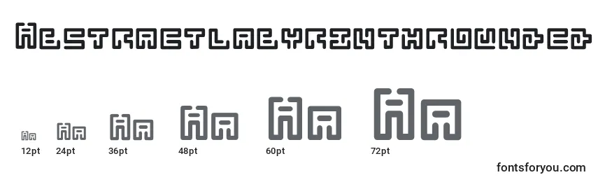 Abstractlabyrinthrounded Font Sizes