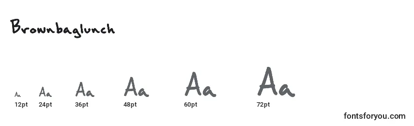 Brownbaglunch Font Sizes