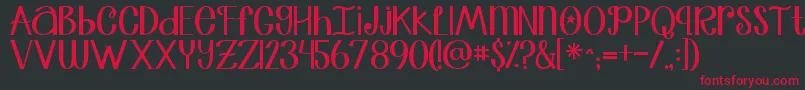 More about Jandatrulymadlydeeply Font Jandatrulymadlydeeply Font – Red Fonts on Black Background