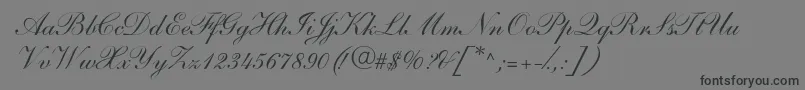 SarahandantedbNormal-Schriftart – Schwarze Schriften auf grauem Hintergrund