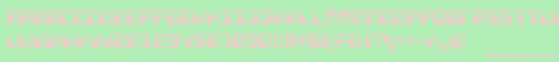 PhaserBankCondensed Font – Pink Fonts on Green Background