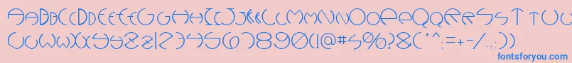 En savoir plus sur la police DebevicDecoRegular Police DebevicDecoRegular – polices bleues sur fond rose
