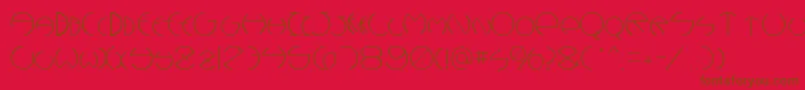 More about DebevicDecoRegular Font DebevicDecoRegular Font – Brown Fonts on Red Background