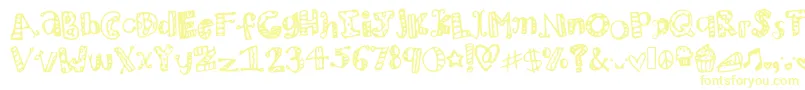 Mhvzooparty Font – Yellow Fonts