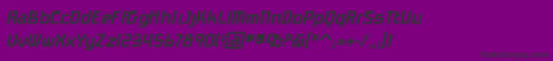 AntigravBbItalic Font – Black Fonts on Purple Background