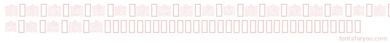 RibbonCaps-Schriftart – Rosa Schriften