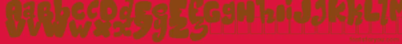 MagicSound Font – Brown Fonts on Red Background