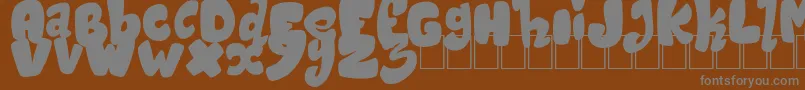 MagicSound Font – Gray Fonts on Brown Background