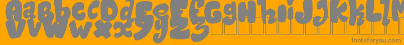 MagicSound Font – Gray Fonts on Orange Background