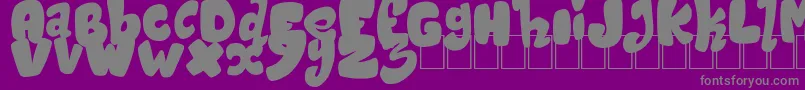 MagicSound Font – Gray Fonts on Purple Background
