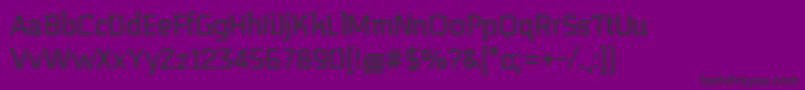 フォントMidnightkernboy – 紫の背景に黒い文字
