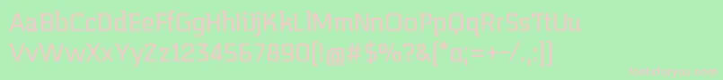 Шрифт Midnightkernboy – розовые шрифты на зелёном фоне