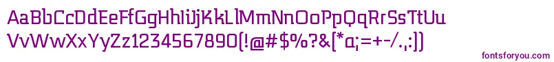 Midnightkernboy-fontti – violetit fontit valkoisella taustalla