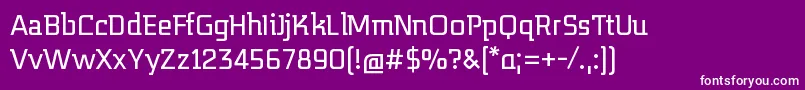 Midnightkernboy Font – White Fonts on Purple Background