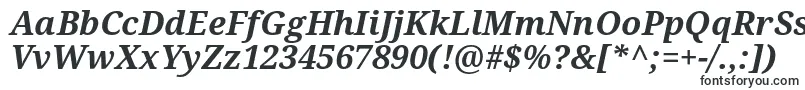DroidSerifBoldItalic-Schriftart – Marken-Schriften