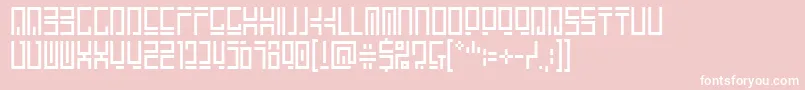 Encryptedwallpaper Font – White Fonts on Pink Background