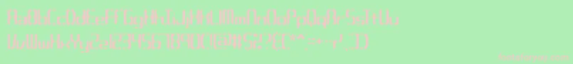 Compc2s Font – Pink Fonts on Green Background