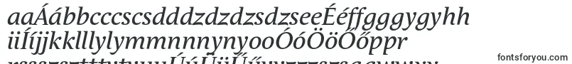 フォントAndulkaTextProItalic – ハンガリーのフォント