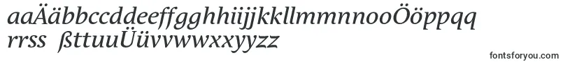 AndulkaTextProItalic Font – German Fonts