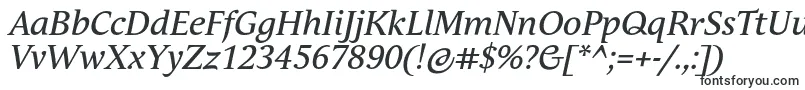 Шрифт AndulkaTextProItalic – аккуратные шрифты
