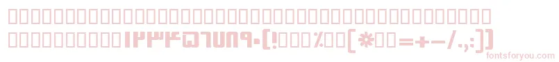 BSinaBold Font – Pink Fonts on White Background