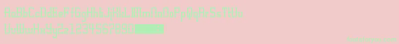 AltWest Font – Green Fonts on Pink Background