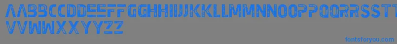 EarthKid Font – Blue Fonts on Gray Background