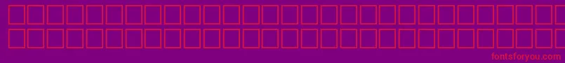 BurritoRegular Font – Red Fonts on Purple Background