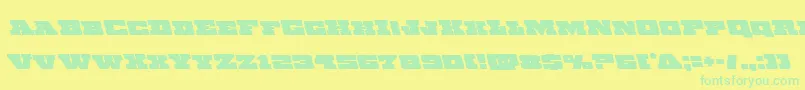 Weitere Informationen zur Chicagoexpressleft-Schriftart Chicagoexpressleft-Schriftart – Grüne Schriften auf gelbem Hintergrund
