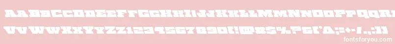 Chicagoexpressleft Font – White Fonts on Pink Background