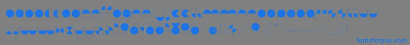 BdAlgebraMinus Font – Blue Fonts on Gray Background