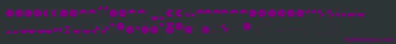 BdAlgebraMinus Font – Purple Fonts on Black Background
