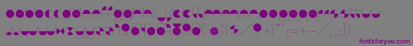 BdAlgebraMinus Font – Purple Fonts on Gray Background