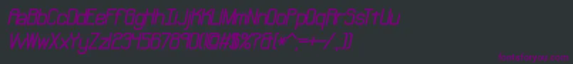 More about NeuralBrk Font NeuralBrk Font – Purple Fonts on Black Background