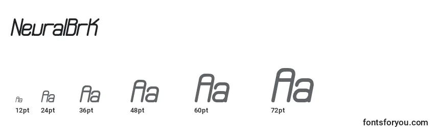 NeuralBrk Font Sizes